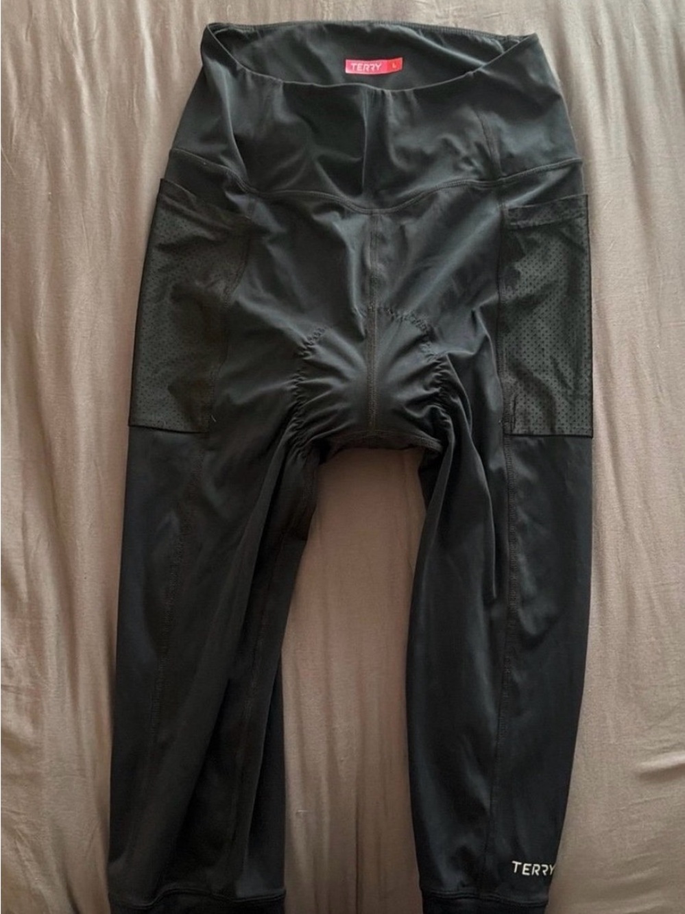 Terry Black Cycling Bib Tights